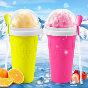 Slushy ice maker cup